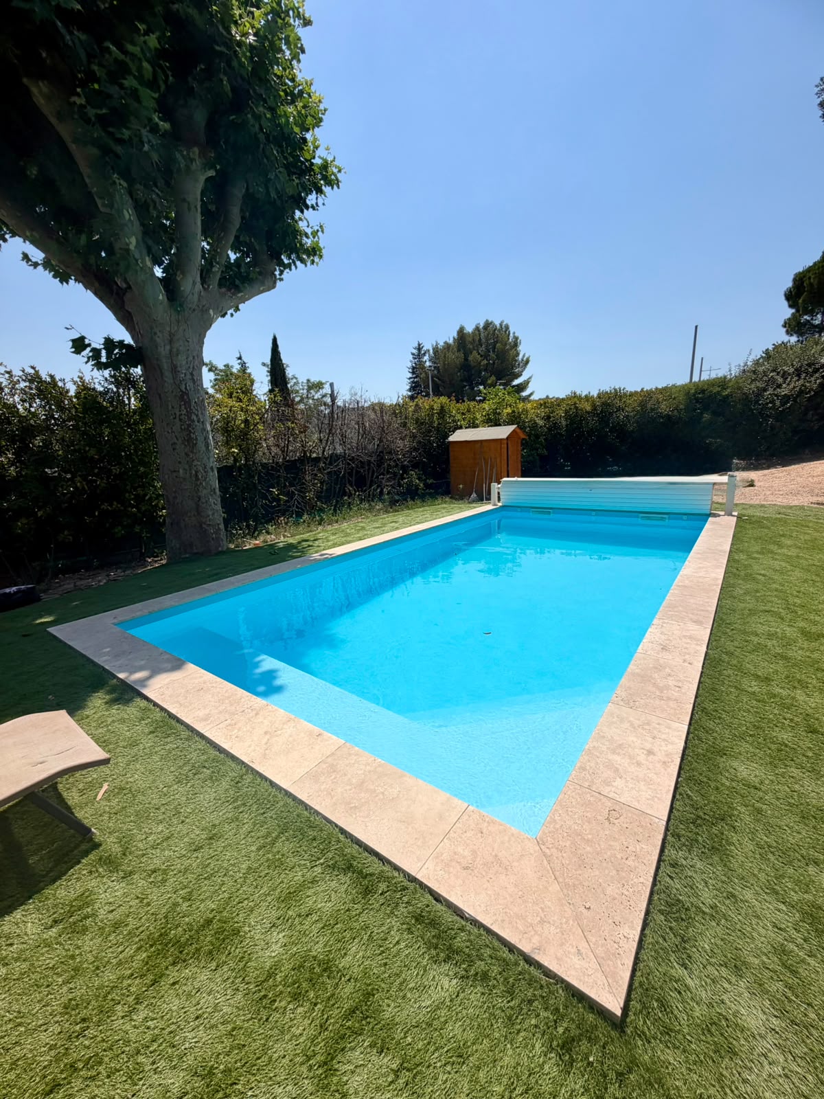 Réalisation Piscinity — modèle Levant 8 · Bleu