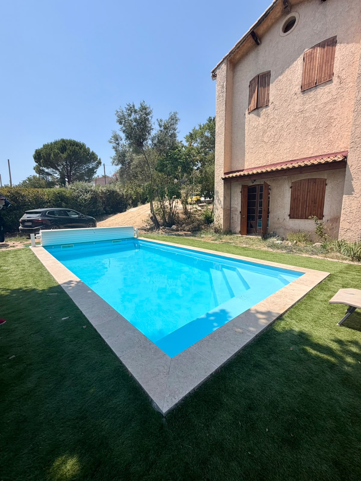 Réalisation Piscinity — modèle Levant 8 · Bleu